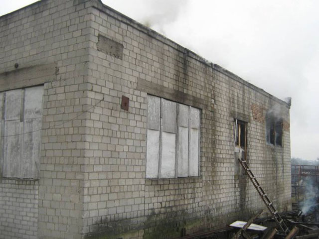 Пожар в Бобруйске